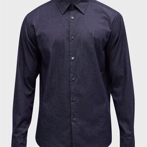 NWOT Theory Irving Chambray Button Up Shirt in Indigo